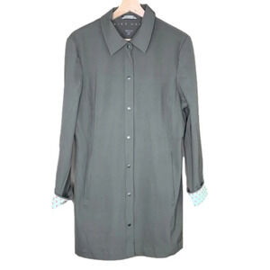 NIKE  Golf Green Waterproof Trench Coat Medium